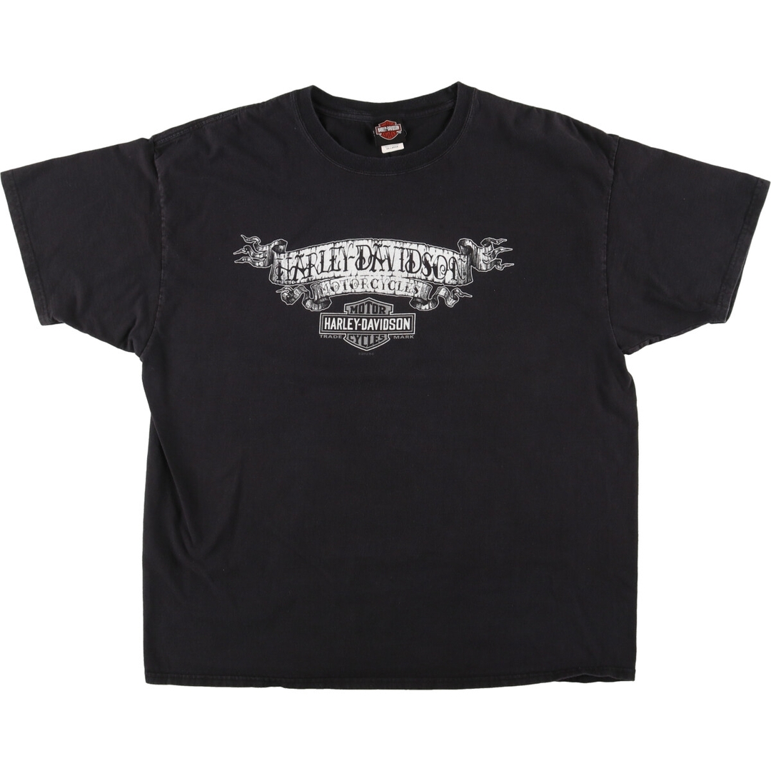 Harley Davidson(ハーレーダビッドソン)の古着 10年代 ハーレーダビッドソン Harley-Davidson モーターサイクル バイクTシャツ メンズXXL /eaa448394 メンズのトップス(Tシャツ/カットソー(半袖/袖なし))の商品写真