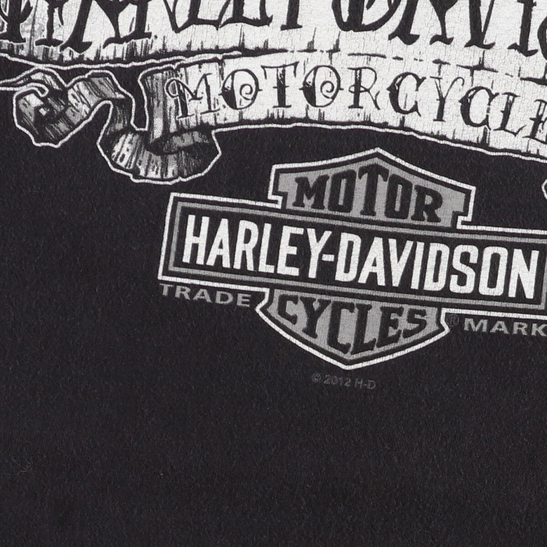 Harley Davidson(ハーレーダビッドソン)の古着 10年代 ハーレーダビッドソン Harley-Davidson モーターサイクル バイクTシャツ メンズXXL /eaa448394 メンズのトップス(Tシャツ/カットソー(半袖/袖なし))の商品写真