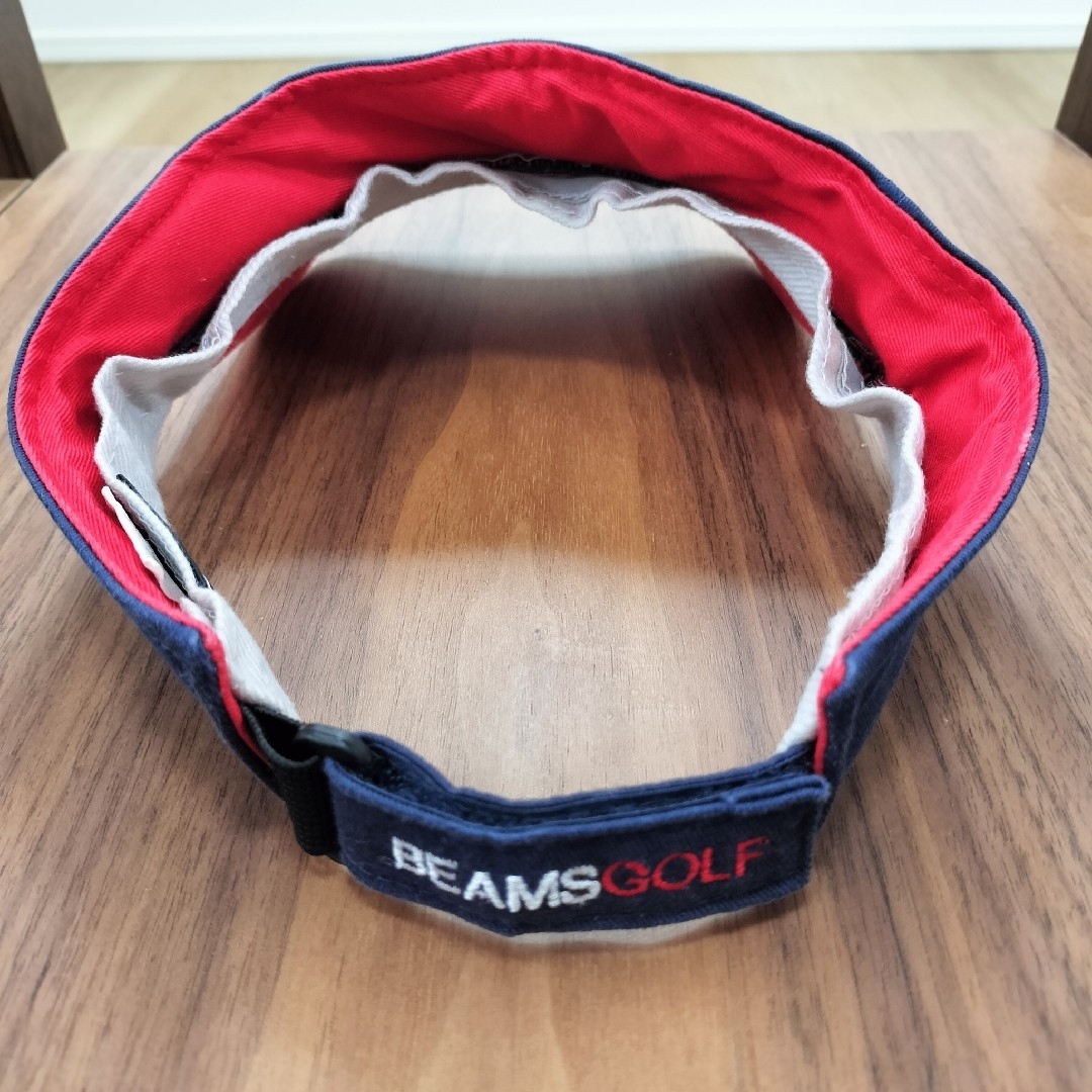 BEAMSGOLF(ビームスゴルフ)のBEAMS GOLF　ビームスゴルフ　サンバイザー　男女兼用　ネイビー スポーツ/アウトドアのゴルフ(その他)の商品写真