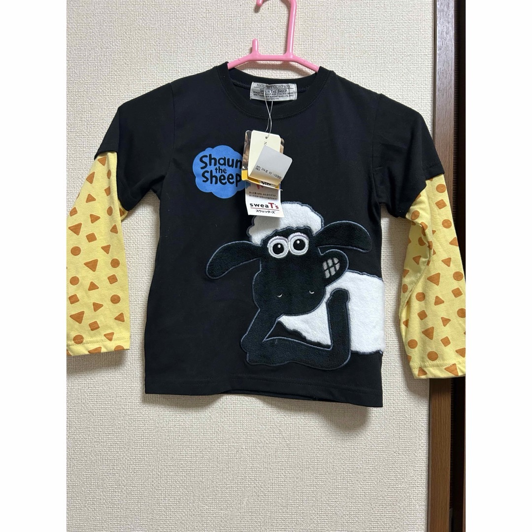 新品タグ付き　ひつじのショーン　トップス キッズ/ベビー/マタニティのキッズ服男の子用(90cm~)(Tシャツ/カットソー)の商品写真