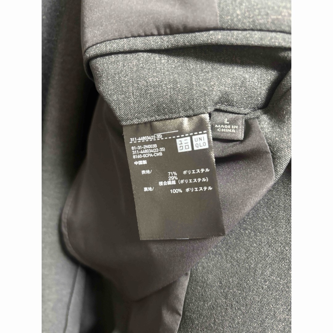 UNIQLO(ユニクロ)のユニクロ　セットアップ　美品 メンズのジャケット/アウター(テーラードジャケット)の商品写真