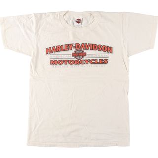 ハーレーダビッドソン(Harley Davidson)の古着 00年代 ハーレーダビッドソン Harley-Davidson モーターサイクル バイクTシャツ USA製 メンズM /eaa448397(Tシャツ/カットソー(半袖/袖なし))