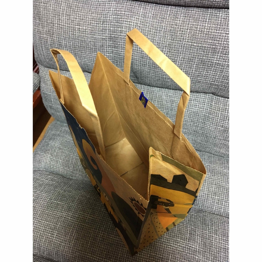 KALDI カルディ　紙袋　ショッパー　袋　ショップ袋　プレゼント　ギフト インテリア/住まい/日用品のオフィス用品(ラッピング/包装)の商品写真