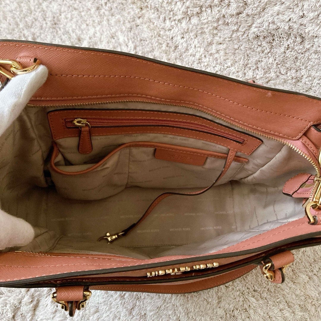 Michael Kors(マイケルコース)の【状態良好】マイケルコース レザー 2WAY ハンドバッグ ショルダーバッグ レディースのバッグ(ハンドバッグ)の商品写真