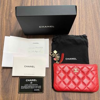 シャネル(CHANEL)のCHANEL  マトラッセ  チャーム付きコインケース(コインケース)