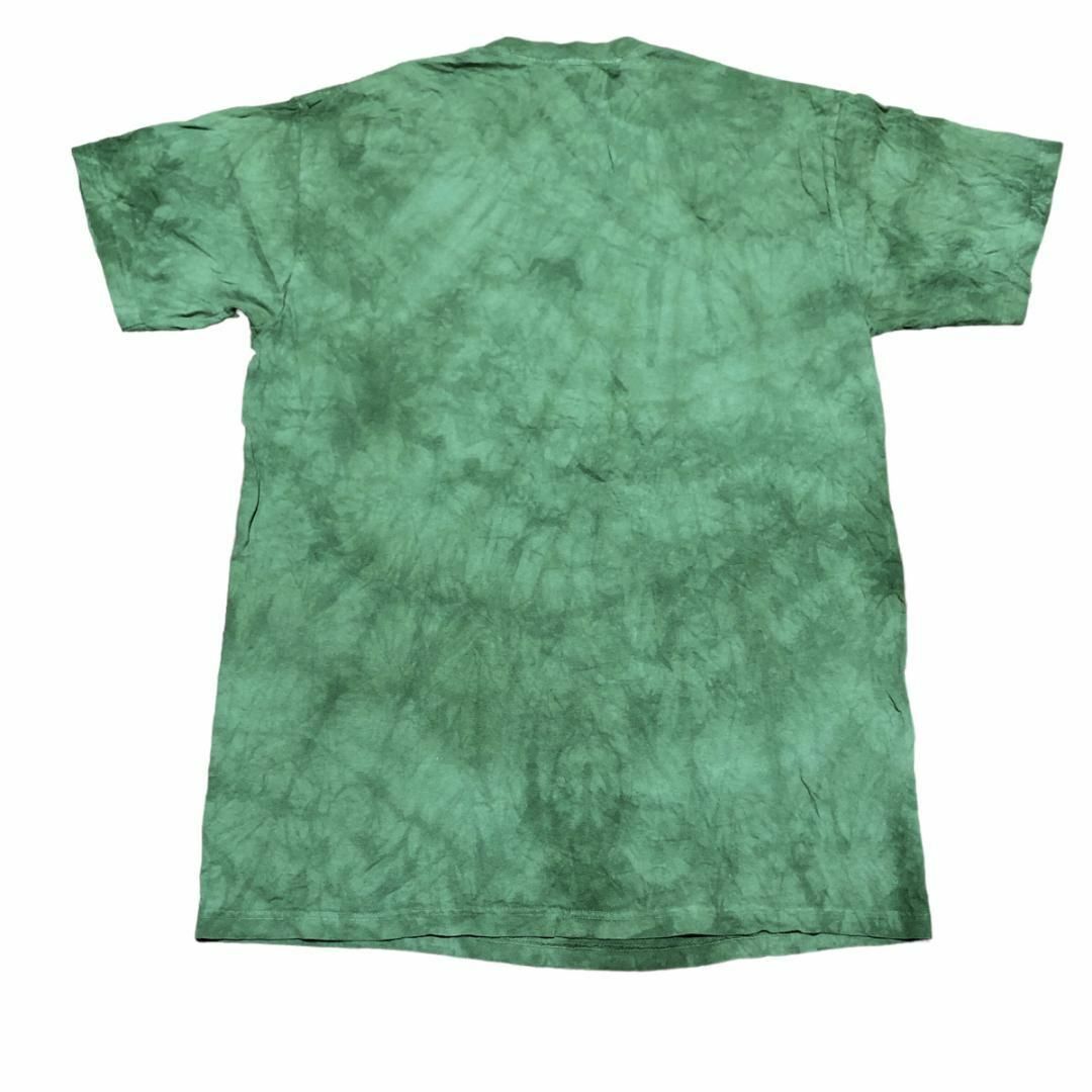 ザマウンテン 半袖Tシャツ アニマルT タイダイ 猫 クッキー 夏物古着y50 メンズのトップス(Tシャツ/カットソー(半袖/袖なし))の商品写真
