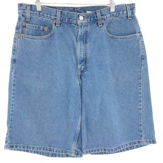 リーバイス(Levi's)の古着 90年代 リーバイス Levi's 550 RELAXED FIT デニムショーツ ハーフパンツ メンズw36 ヴィンテージ /eaa382449(ショートパンツ)