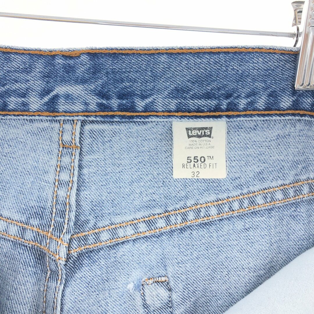 Levi's(リーバイス)の古着 90年代 リーバイス Levi's 550 RELAXED FIT デニムショーツ ショートパンツ USA製 メンズw31 ヴィンテージ /eaa382642 メンズのパンツ(ショートパンツ)の商品写真