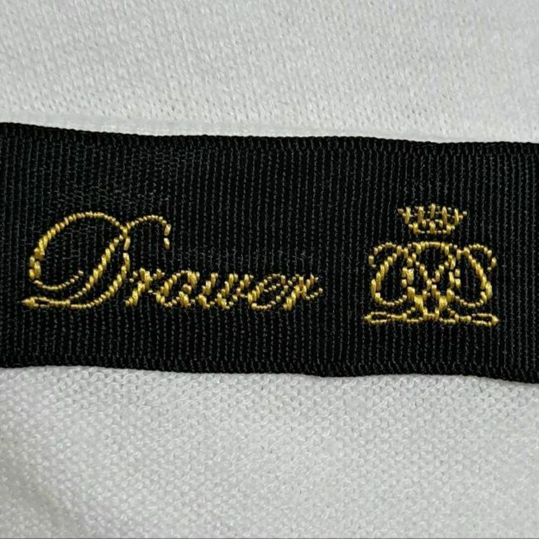 Drawer(ドゥロワー)のDrawer ドゥロワー コットン タンクトップ 変形 白 ホワイト レディースのトップス(タンクトップ)の商品写真