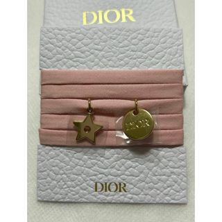 Dior - ディオール リボン ブレスレット チョーカー ヘアアクセサリー チャーム付き 