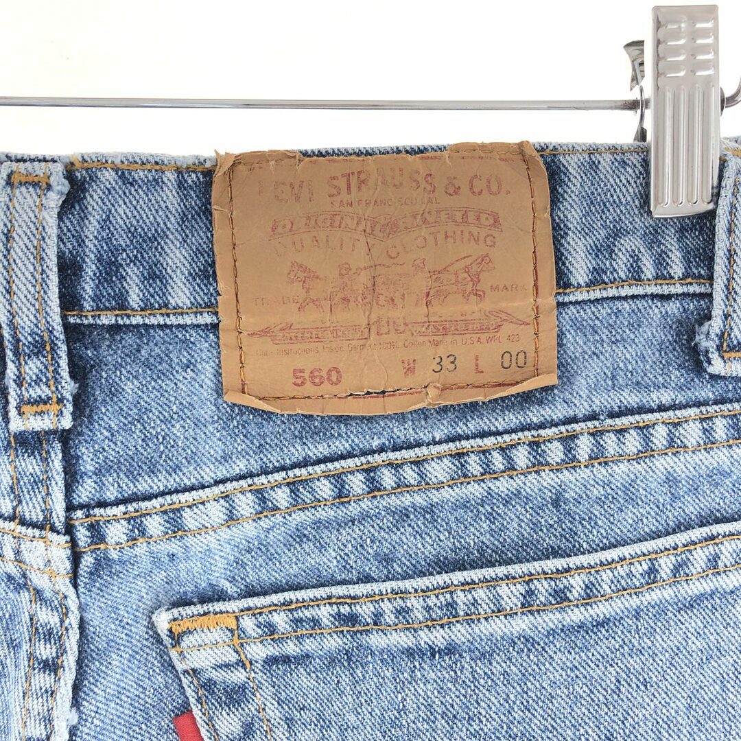 Levi's(リーバイス)の古着 90年代 リーバイス Levi's 560 デニムショーツ ハーフパンツ USA製 メンズw33 ヴィンテージ /eaa382584 メンズのパンツ(ショートパンツ)の商品写真