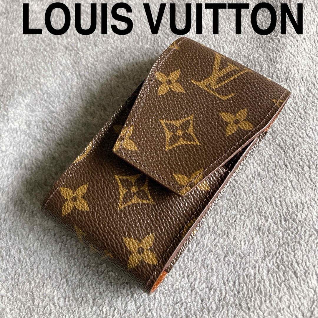 LOUIS VUITTON(ルイヴィトン)の【刻印状態良】ルイヴィトン エテュイ モノグラム シガレット メンズのファッション小物(タバコグッズ)の商品写真