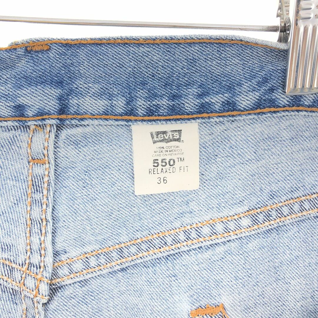 Levi's(リーバイス)の古着 00年代 リーバイス Levi's 550 RELAXED FIT デニムショーツ ハーフパンツ メンズw36 /eaa382557 メンズのパンツ(ショートパンツ)の商品写真