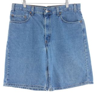 リーバイス(Levi's)の古着 00年代 リーバイス Levi's 550 RELAXED FIT デニムショーツ ハーフパンツ メンズw36 /eaa382557(ショートパンツ)