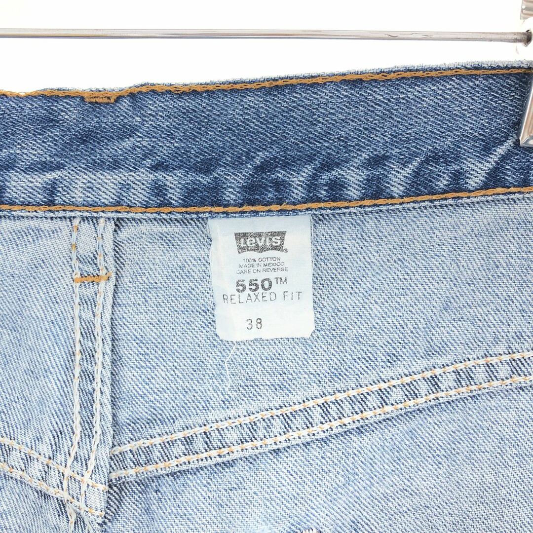 Levi's(リーバイス)の古着 00年代 リーバイス Levi's 550 RELAXED FIT デニムショーツ ハーフパンツ メンズw38 /eaa382594 メンズのパンツ(ショートパンツ)の商品写真