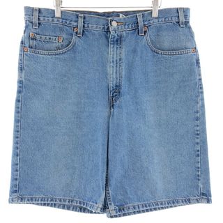 リーバイス(Levi's)の古着 00年代 リーバイス Levi's 550 RELAXED FIT デニムショーツ ハーフパンツ メンズw38 /eaa382594(ショートパンツ)