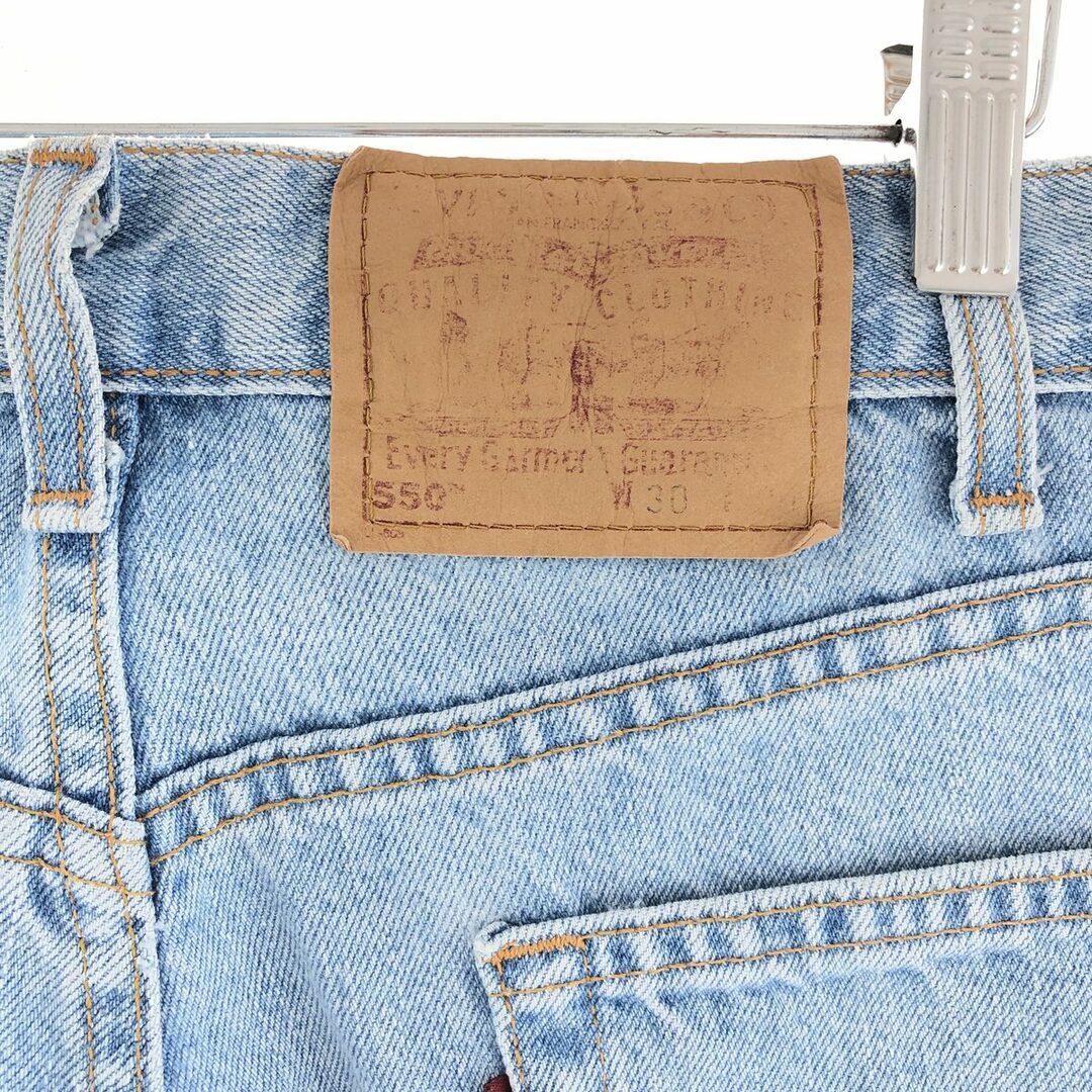 Levi's(リーバイス)の古着 90年代 リーバイス Levi's 550 RELAXED FIT デニムショーツ ショートパンツ USA製 メンズw30 ヴィンテージ /eaa382595 メンズのパンツ(ショートパンツ)の商品写真
