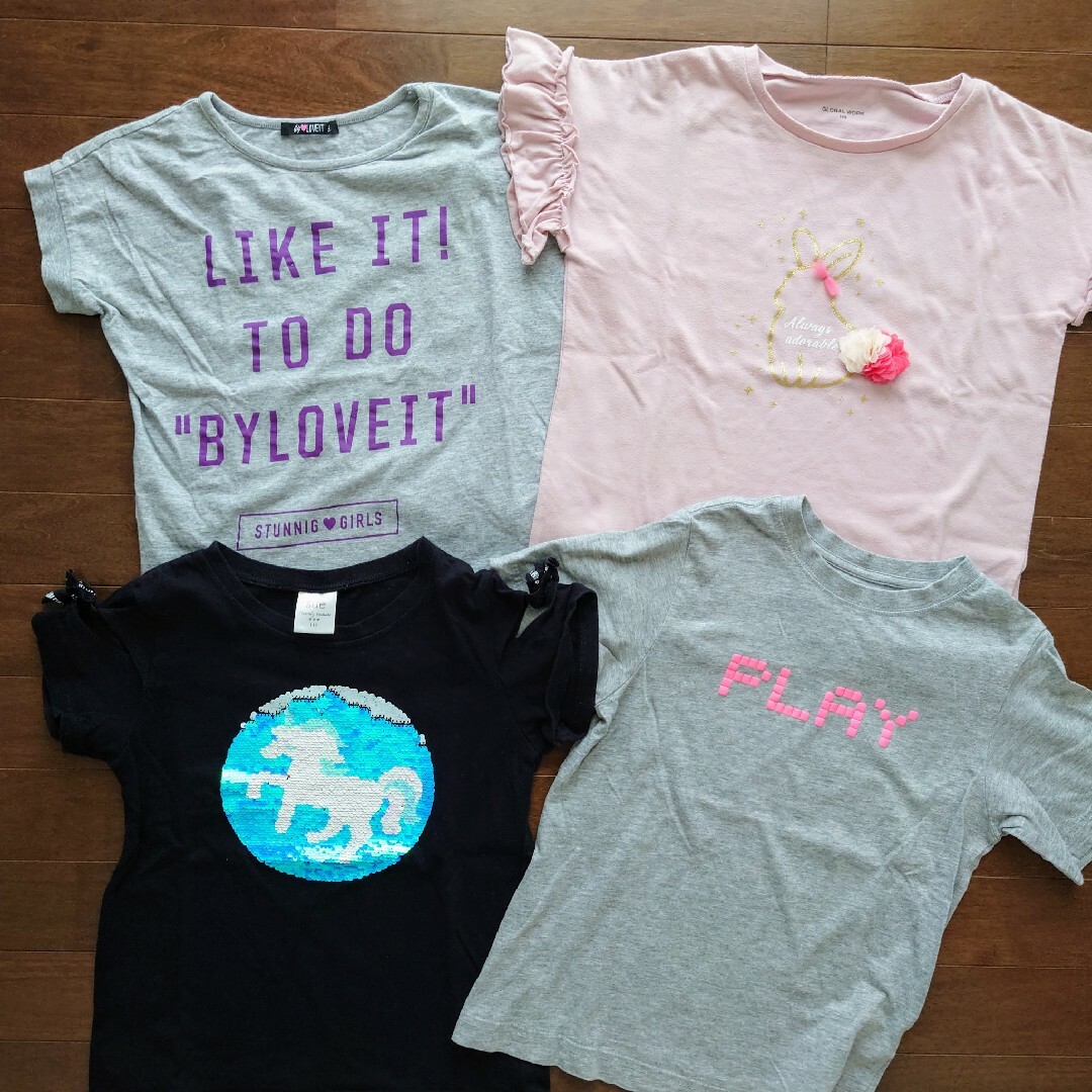 by LOVEiT(バイラビット)の女の子　トップス　Tシャツ　まとめ キッズ/ベビー/マタニティのキッズ服女の子用(90cm~)(Tシャツ/カットソー)の商品写真