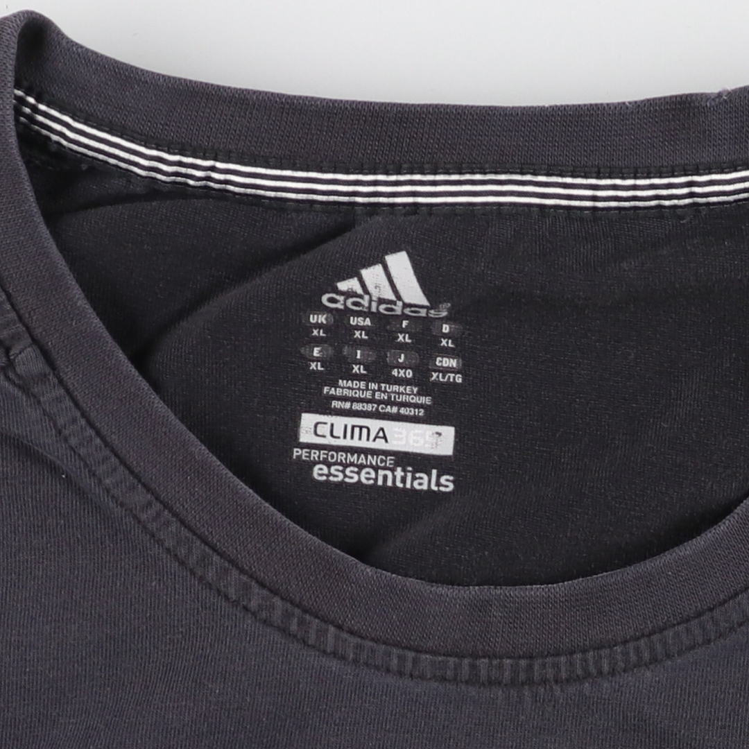 adidas(アディダス)の古着 アディダス adidas CLIMA365 スポーツTシャツ メンズXL /eaa448974 メンズのトップス(Tシャツ/カットソー(半袖/袖なし))の商品写真