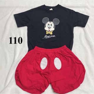 ディズニー(Disney)のLittc Disney ミッキー セットアップ 110(Tシャツ/カットソー)