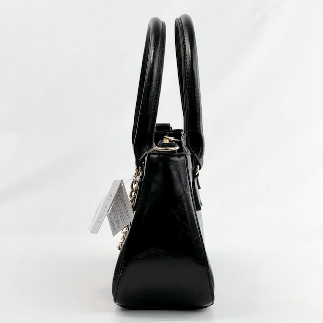 新品 未使用 レディース 2way ハンドバッグ ショルダーバッグ 黒 ブラック レディースのバッグ(ショルダーバッグ)の商品写真