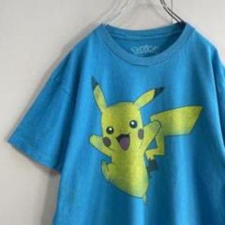 ポケモン - 【メキシコ製、フェードピカチュウ】ポケモンTシャツ古着オーバーサイズ逆輸入XL