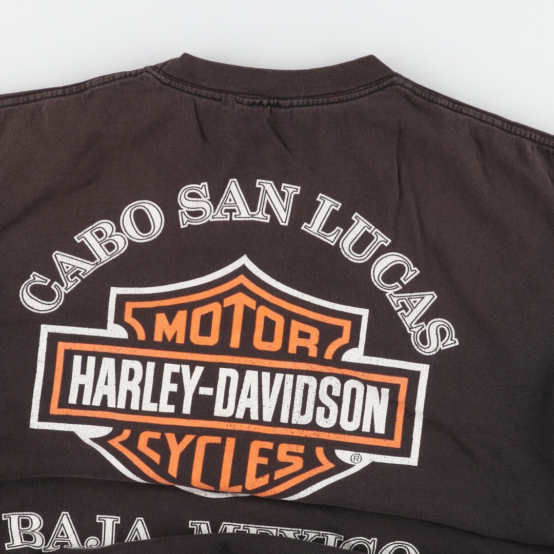 Harley Davidson(ハーレーダビッドソン)の古着 00年代 ハーレーダビッドソン Harley-Davidson モーターサイクル バイクTシャツ メンズXL /eaa448612 メンズのトップス(Tシャツ/カットソー(半袖/袖なし))の商品写真