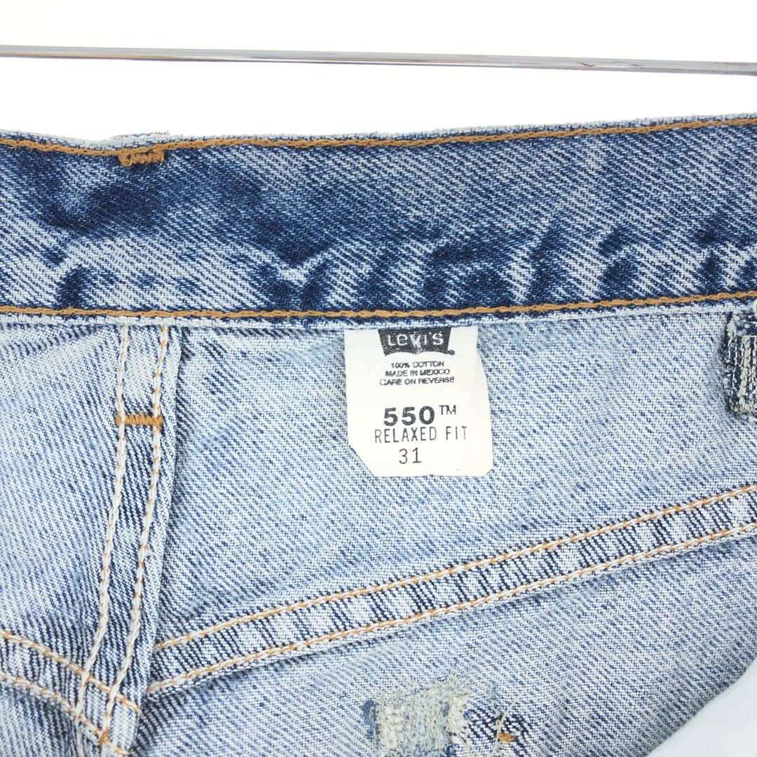 Levi's(リーバイス)の古着 00年代 リーバイス Levi's 550 RELAXED FIT デニムショーツ ショートパンツ メンズw30 /eaa382486 メンズのパンツ(ショートパンツ)の商品写真