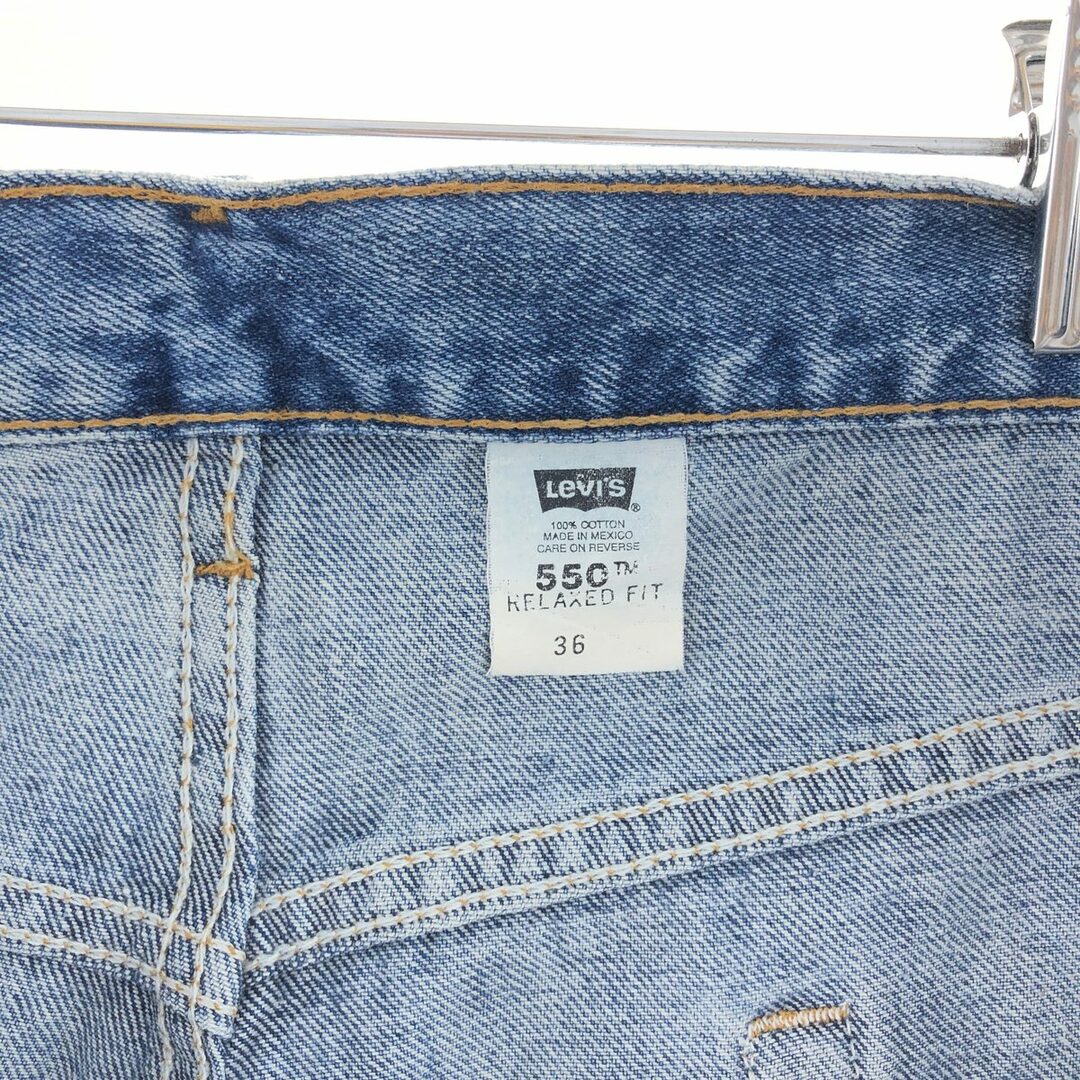 Levi's(リーバイス)の古着 00年代 リーバイス Levi's 550 RELAXED FIT デニムショーツ ハーフパンツ メンズw37 /eaa382714 メンズのパンツ(ショートパンツ)の商品写真