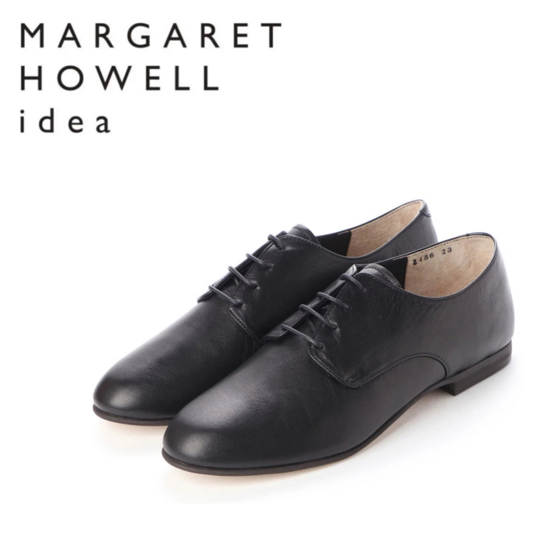 MARGARET HOWELL(マーガレットハウエル)のMARGARET HOWELL idea フラットレースアップシューズ 24.5 レディースの靴/シューズ(ローファー/革靴)の商品写真