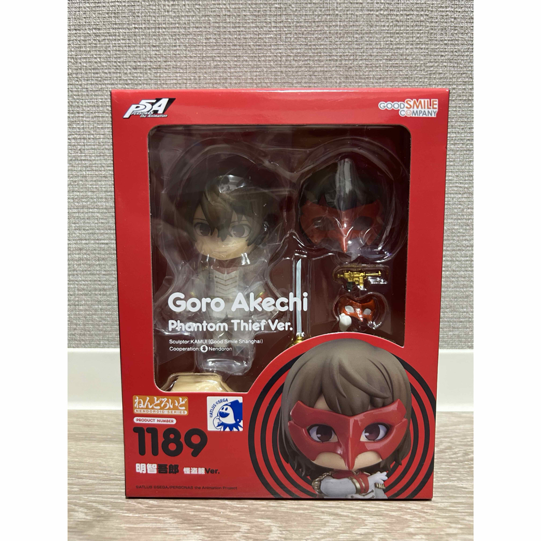 GOOD SMILE COMPANY(グッドスマイルカンパニー)のねんどろいど PERSONA5 明智吾郎 怪盗服Ver. エンタメ/ホビーのフィギュア(アニメ/ゲーム)の商品写真