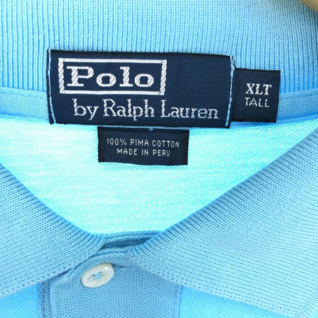 Ralph Lauren(ラルフローレン)の古着 ラルフローレン Ralph Lauren POLO by Ralph Lauren 半袖 ポロシャツ メンズXL /eaa447718 メンズのトップス(ポロシャツ)の商品写真