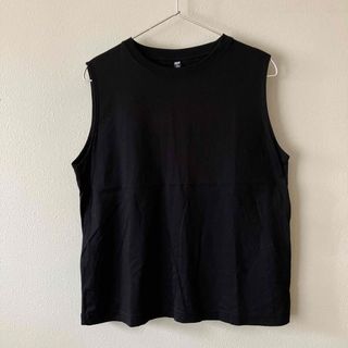 ユニクロ コットン ノースリーブ Ｔシャツ XL