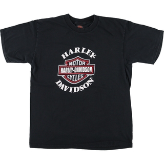 古着 90年代 ハーレーダビッドソン Harley-Davidson モーターサイクル バイクTシャツ USA製 メンズL ヴィンテージ /eaa448988