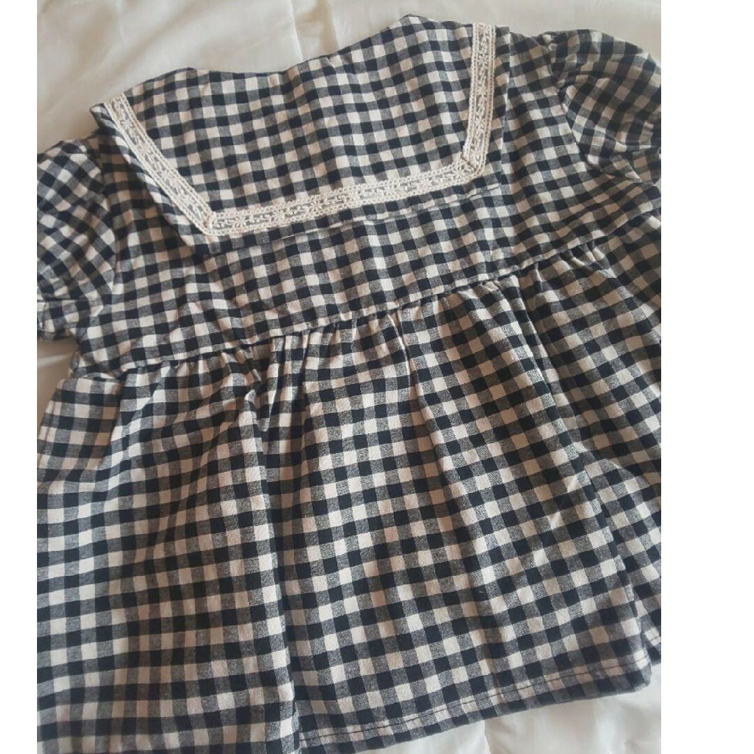 しまむら(シマムラ)のキッズ 半袖ブラウス 100 キッズ/ベビー/マタニティのキッズ服女の子用(90cm~)(ブラウス)の商品写真