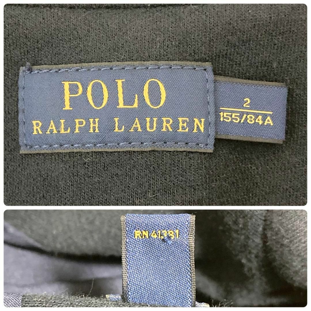 POLO RALPH LAUREN(ポロラルフローレン)の美品　ポロラルフローレン　紺ブレ　金ボタン　エンブレム　刺繍　2 レディースのジャケット/アウター(テーラードジャケット)の商品写真