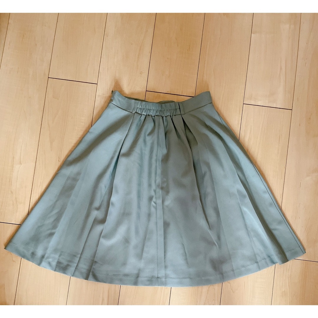 GLACIER スカート グリーン Mサイズ レディースのスカート(ひざ丈スカート)の商品写真
