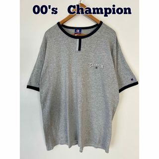 champion Tシャツ　リンガーTシャツ　チョコチン　00's 古着