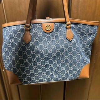 グッチ(Gucci)のGUCCI オフィディア GG デニム ミディアム トートバッグ(トートバッグ)