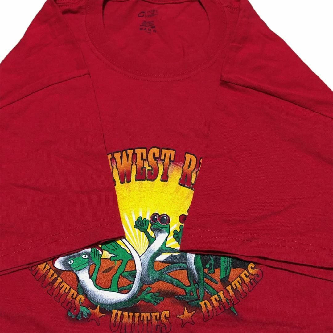 ポート&カンパニー 半袖Tシャツ アニマルT サボテン トカゲ 夏物古着y54 メンズのトップス(Tシャツ/カットソー(半袖/袖なし))の商品写真