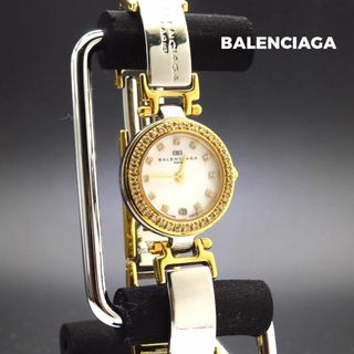 バレンシアガ(Balenciaga)のBALENCIAGA 腕時計 11P デイト コンビカラー スイス製(腕時計)