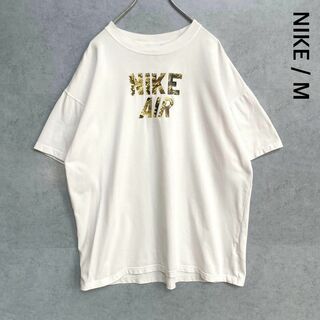 NIKE - ナイキ　NIKE　パイソン ヘビ柄　プリントロゴ　半袖　Tシャツ　白　Mサイズ
