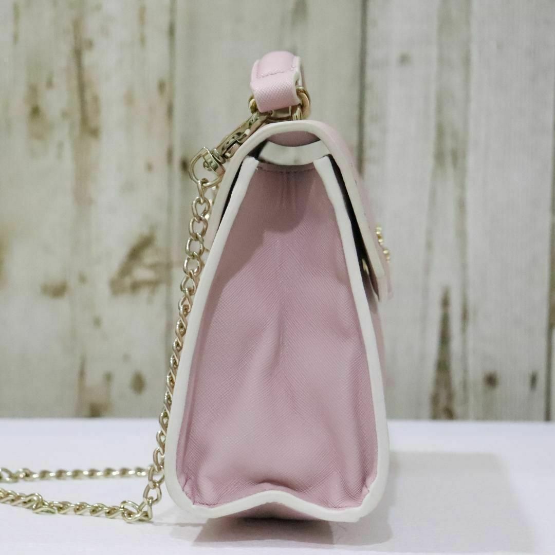 Samantha Vega(サマンサベガ)の美品 サマンサベガ ショルダー バッグ チェーン ピンク レディースのバッグ(ショルダーバッグ)の商品写真