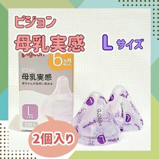 Pigeon - 【Y字形：L2個】ピジョン　母乳実感　乳首　哺乳瓶　ミルク　予備　育児　保育