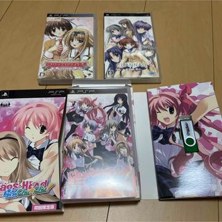 プレイステーションポータブル(PlayStation Portable)のCHAOS;HEAD らぶChu☆Chu! 初回限定版他ギャル系ソフト3本セット(携帯用ゲームソフト)