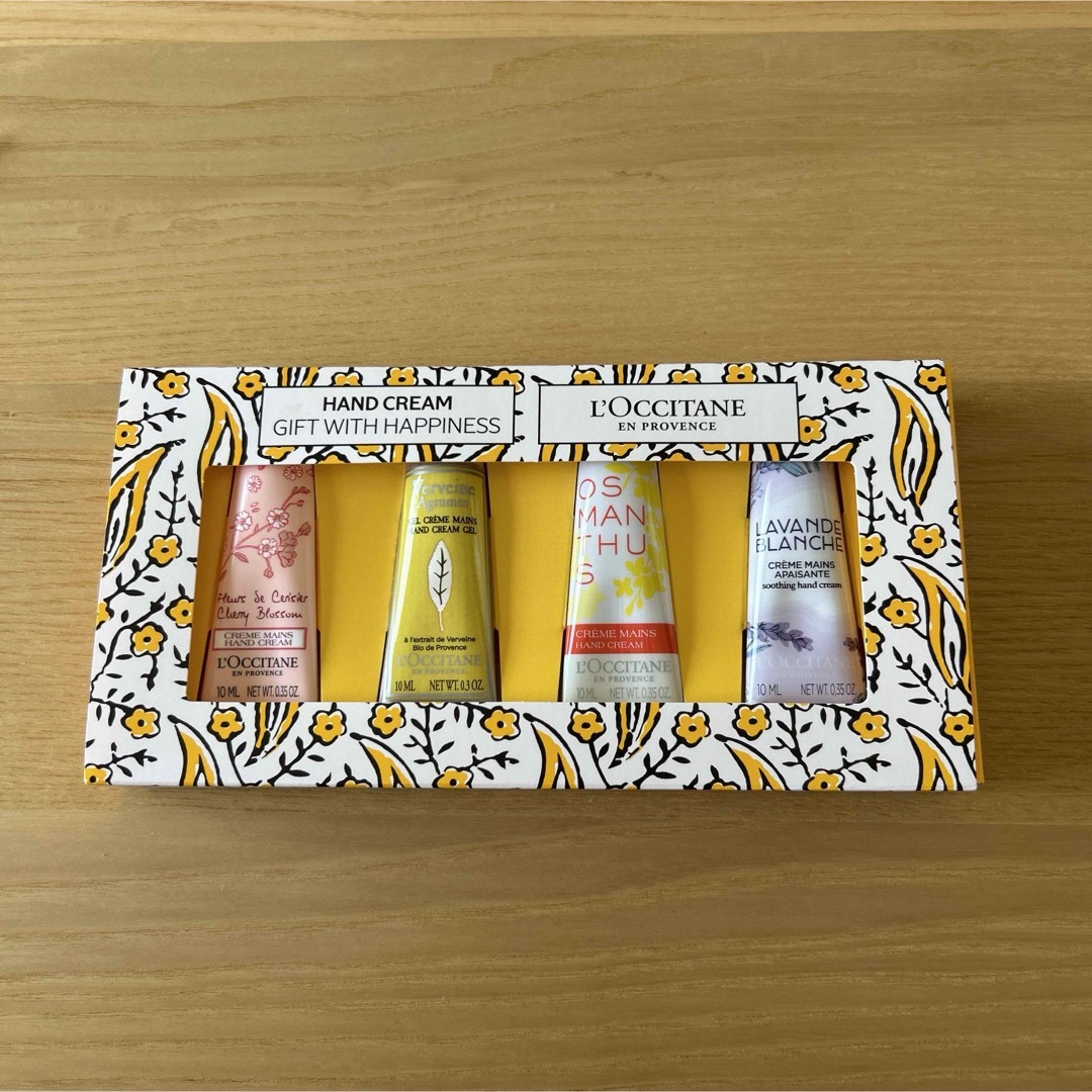 L'OCCITANE(ロクシタン)のロクシタンハンドクリーム　GIFT WITH HAPPINESS コスメ/美容のボディケア(ハンドクリーム)の商品写真