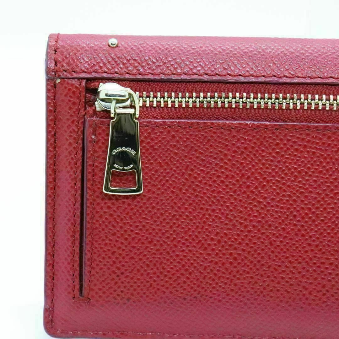 COACH(コーチ)のコーチ COACH 財布 長財布 赤 レッド レディース 薄い レディースのファッション小物(財布)の商品写真