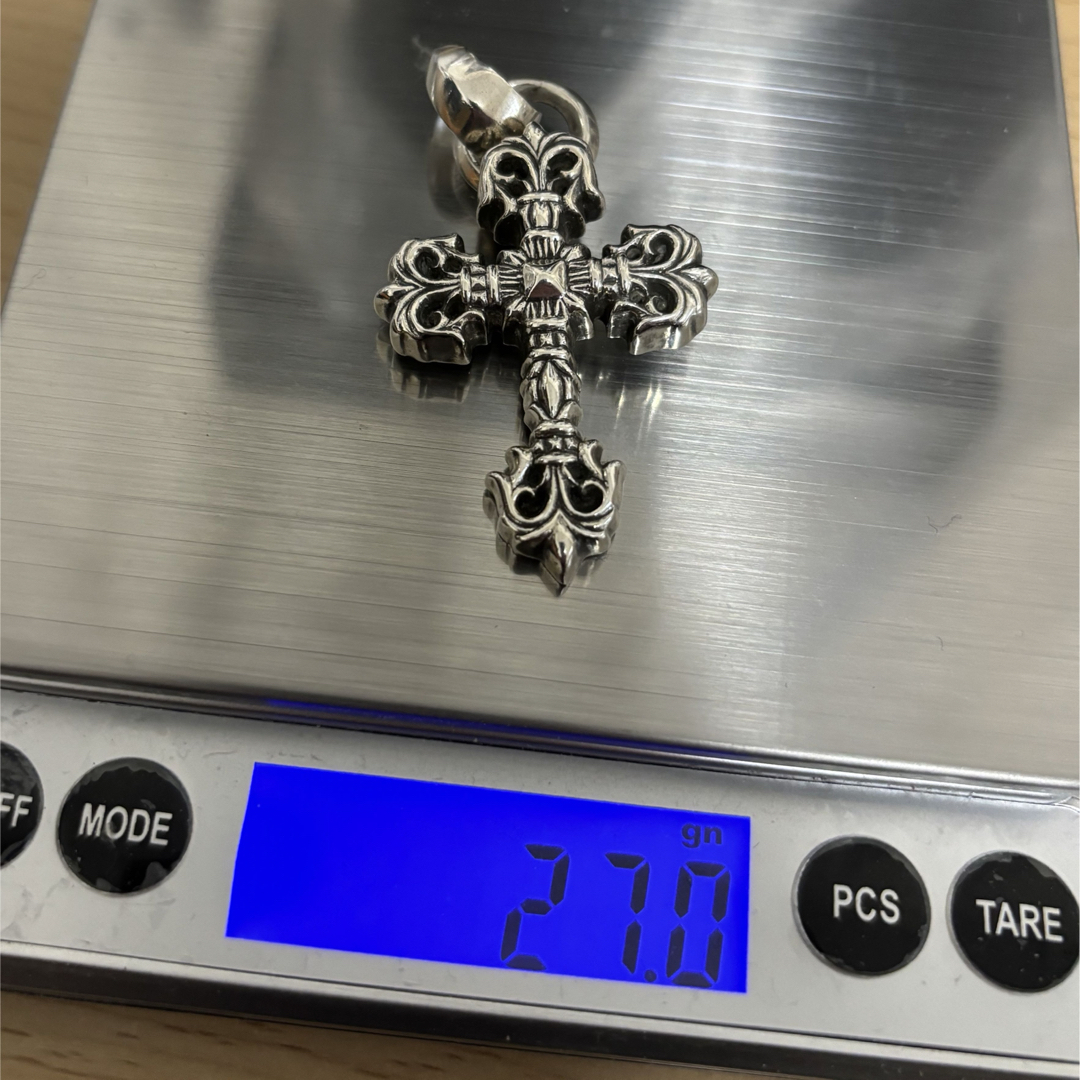 Chrome Hearts(クロムハーツ)のクロムハーツ フィリグリークラスペンダントXS withベイル メンズのアクセサリー(ネックレス)の商品写真