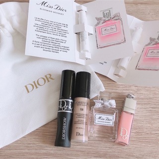 クリスチャンディオール(Christian Dior)のDior マキシマイザー　グロス、ファンデーション、マスカラ、香水、巾着　試供品(リップグロス)