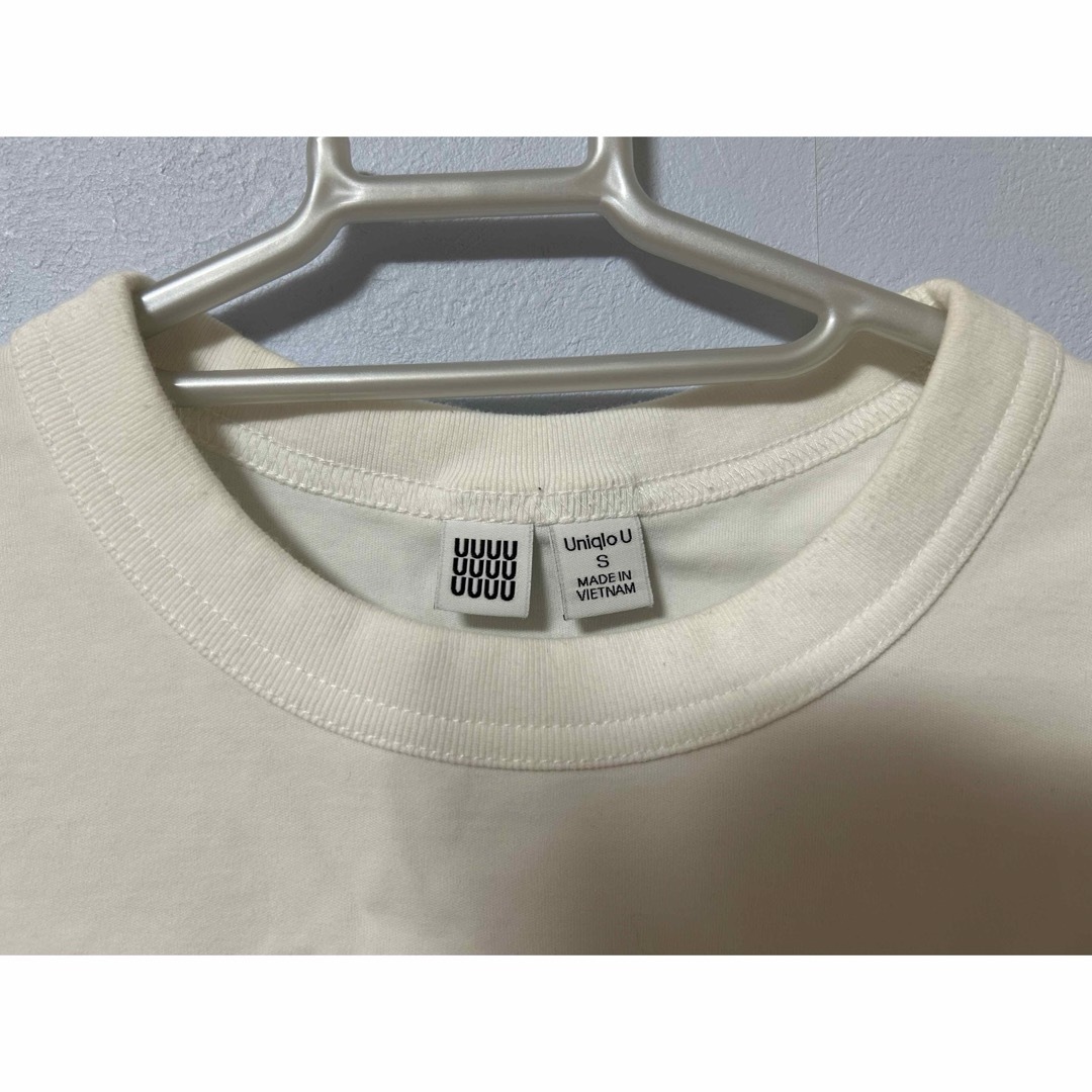 UNIQLO(ユニクロ)のユニクロU  白　Tシャツ レディースのトップス(Tシャツ(半袖/袖なし))の商品写真